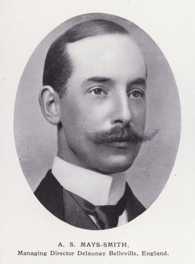 Prominent Men of London: AS Mays-Smith (zdjęcie czarno-białe) autorstwa English Photographer