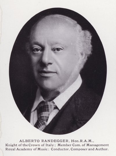 Prominent Men of London: Alberto Randegger (zdjęcie czarno-białe) autorstwa English Photographer