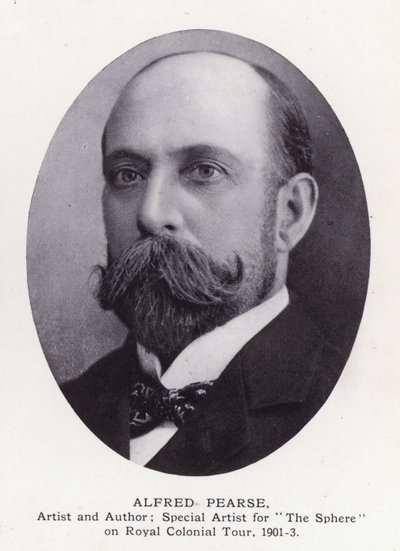 Prominent Men of London: Alfred Pearse (zdjęcie czarno-białe) autorstwa English Photographer