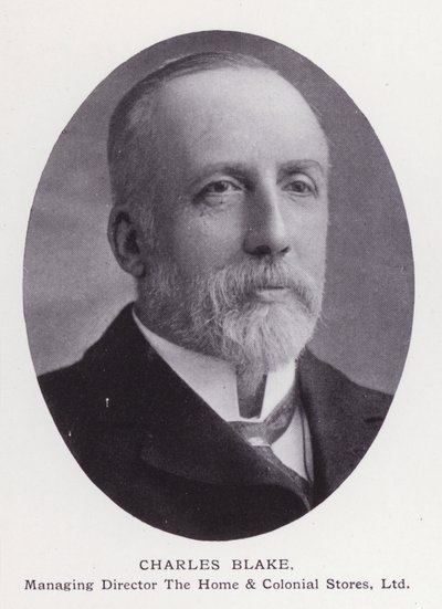 Prominent Men of London: Charles Blake (zdjęcie czarno-białe) autorstwa English Photographer