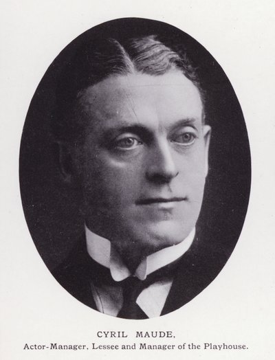 Prominent Men of London: Cyril Maude (zdjęcie czarno-białe) autorstwa English Photographer