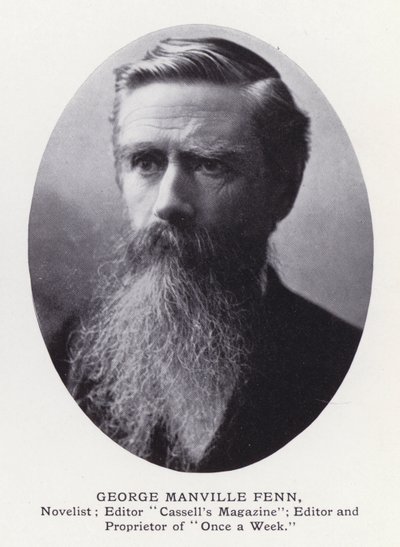Prominent Men of London: George Manville Fenn (zdjęcie czarno-białe) autorstwa English Photographer