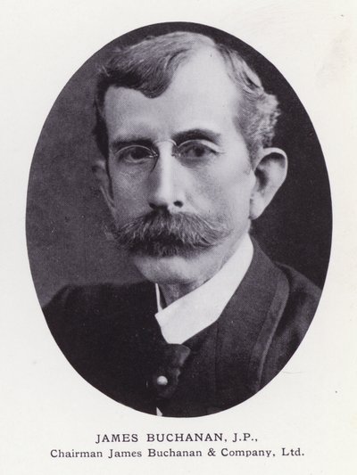 Prominent Men of London: James Buchanan (zdjęcie czarno-białe) autorstwa English Photographer