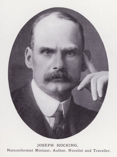 Prominent Men of London: Joseph Hocking (zdjęcie czarno-białe) autorstwa English Photographer