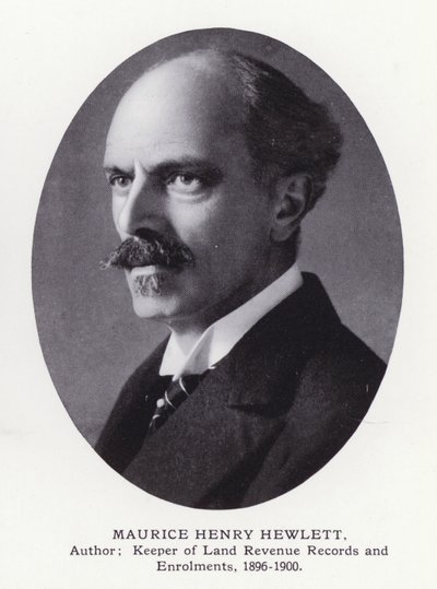 Prominent Men of London: Maurice Henry Hewlett (zdjęcie czarno-białe) autorstwa English Photographer