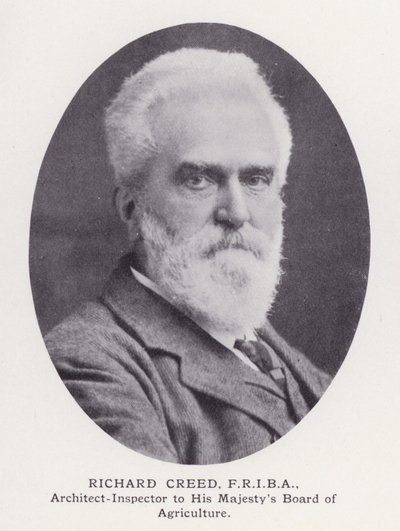 Prominent Men of London: Richard Creed (czarno-białe zdjęcie) autorstwa English Photographer