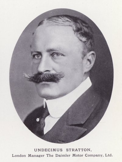 Prominent Men of London: Undecimus Stratton (zdjęcie czarno-białe) autorstwa English Photographer