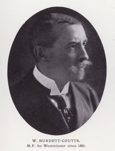 Prominent Men of London: W Burdett-Coutts (zdjęcie czarno-białe) autorstwa English Photographer
