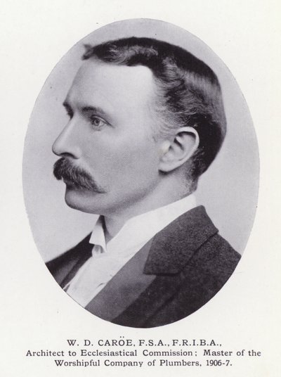 Prominent Men of London: W D Caroe (zdjęcie czarno-białe) autorstwa English Photographer