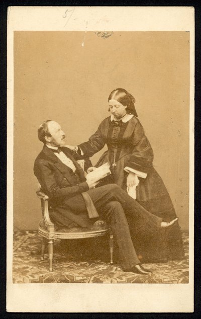 Królowa Wiktoria i Książę Albert autorstwa English Photographer