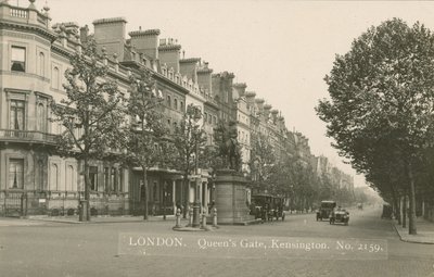 Queens Gate, Kensington, Londyn autorstwa English Photographer