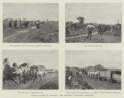 Produkcja kolei w Rodezji, rozszerzenie Mafeking-Bulawayo autorstwa English Photographer