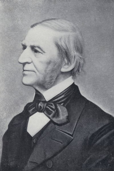 Ralph Waldo Emerson (zdjęcie czarno-białe) autorstwa English Photographer