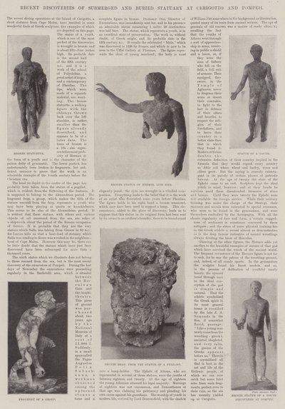 Ostatnie odkrycia zatopionych i pochowanych posągów w Cerigotto i Pompejach autorstwa English Photographer