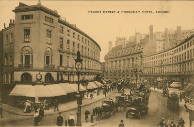 Regent Street and Piccadilly Hotel, Londyn autorstwa English Photographer