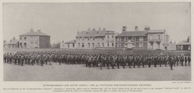 Posiłki dla Republiki Południowej Afryki, 3. Batalion Northamptonshire Regiment autorstwa English Photographer