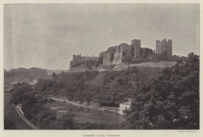 Zamek Richmond, Yorkshire autorstwa English Photographer