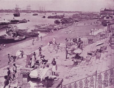 Rzeka Hooghly, Kalkuta autorstwa English Photographer