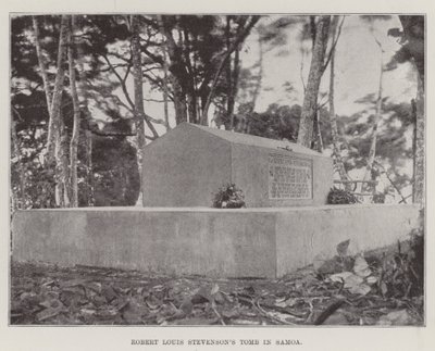 Grobowiec Roberta Louisa Stevensona na Samoa autorstwa English Photographer