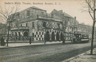 Sadlers Wells Theatre, Rosebery Avenue, Londyn autorstwa English Photographer