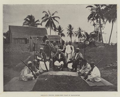 Sakalava Princes, północno-zachodnie wybrzeże Madagaskaru autorstwa English Photographer
