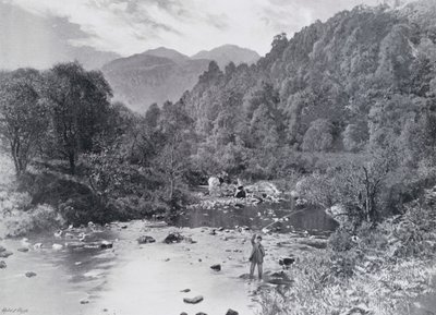Szkocja: W Trossachs Glen (zdjęcie czarno-białe) autorstwa English Photographer
