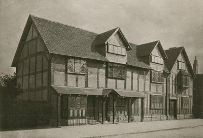 Dom Szekspira, Stratford-on-Avon autorstwa English Photographer