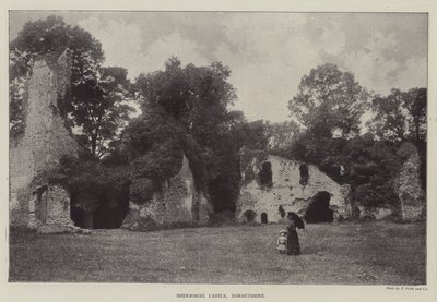 Zamek Sherborne, Dorsetshire autorstwa English Photographer