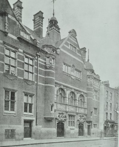Łaźnie publiczne Shoreditch: zewnętrzne, 1898 autorstwa English Photographer