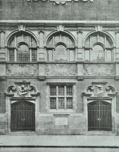 Łaźnie publiczne Shoreditch: zewnętrzne, 1898 autorstwa English Photographer