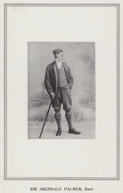 Sir Archdale Palmer, Baronet autorstwa English Photographer