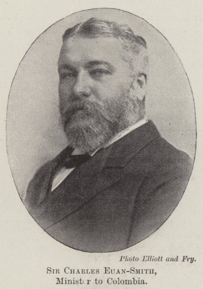 Sir Charles Euan-Smith, minister w Kolumbii autorstwa English Photographer