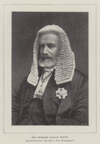 Sir Charles Gavan Duffy autorstwa English Photographer