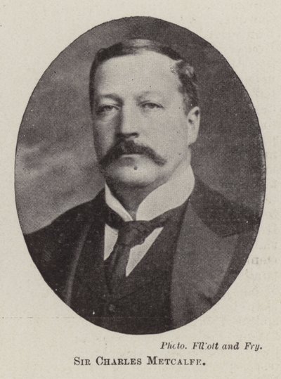 Sir Charles Metcalfe autorstwa English Photographer
