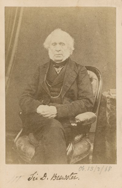 Sir D. Brewster autorstwa English Photographer