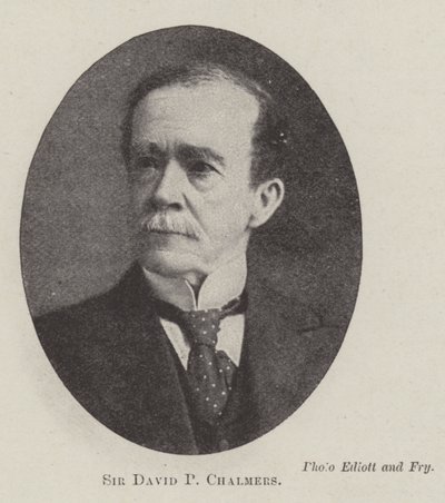 Sir David P. Chalmers autorstwa English Photographer