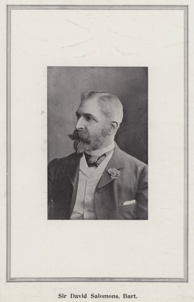 Sir David Salomons, Baronet autorstwa English Photographer