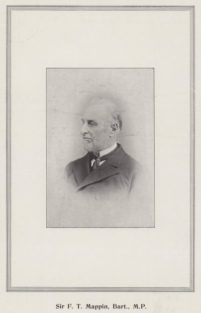 Sir FT Mappin, Baronet, MP autorstwa English Photographer
