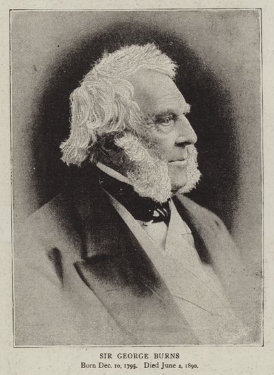 Sir George Burns autorstwa English Photographer