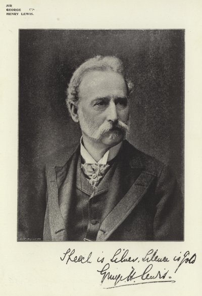 Sir George Henry Lewis autorstwa English Photographer