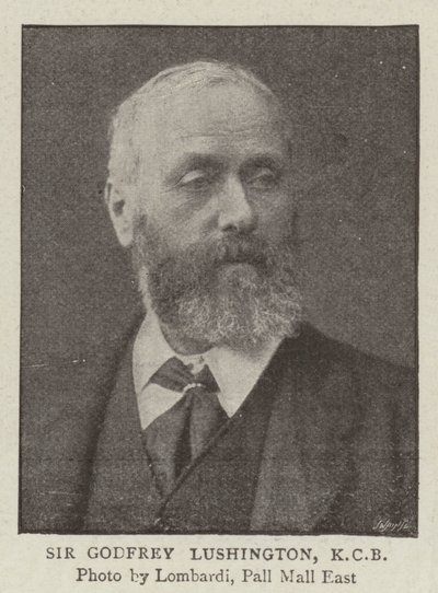 Sir Godfrey Lushington, KCB autorstwa English Photographer