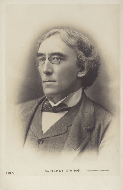 Sir Henry Irving, angielski aktor teatralny autorstwa English Photographer
