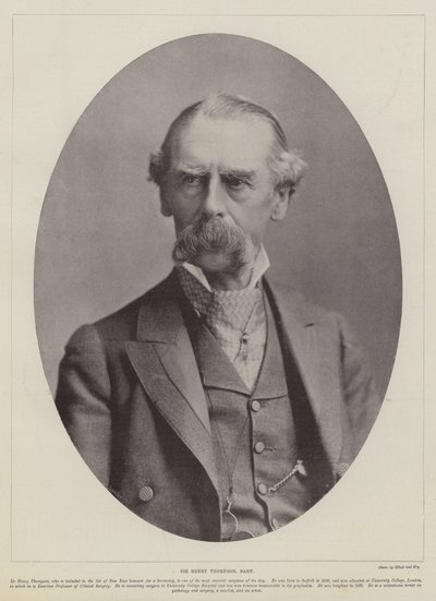 Sir Henry Thompson, Baronet autorstwa English Photographer