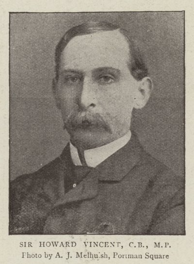 Sir Howard Vincent, CB, MP autorstwa English Photographer