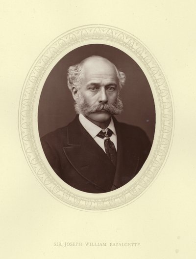 Sir Joseph William Bazalgette autorstwa English Photographer