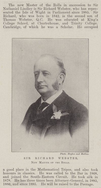 Sir Richard Webster, nowy mistrz rolek autorstwa English Photographer