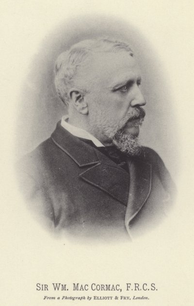 Sir William MacCormac, FRCS (zdjęcie czarno-białe) autorstwa English Photographer