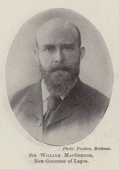 Sir William MacGregor, nowy gubernator Lagos autorstwa English Photographer