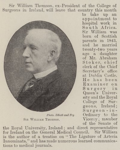 Sir William Thomson autorstwa English Photographer
