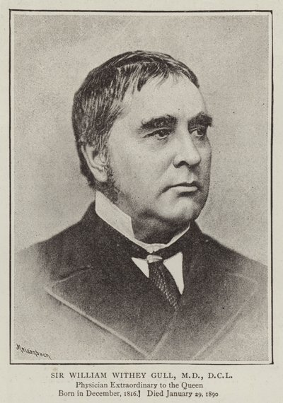 Sir William Withey Gull, MD, DCL autorstwa English Photographer
